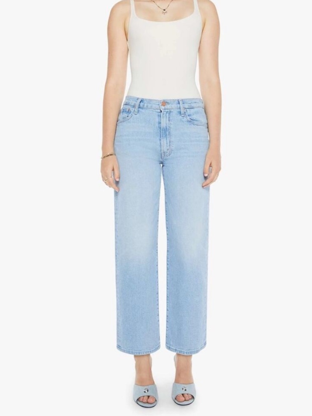 Mother The Dodger Ankle Wide Leg Jean Size 27